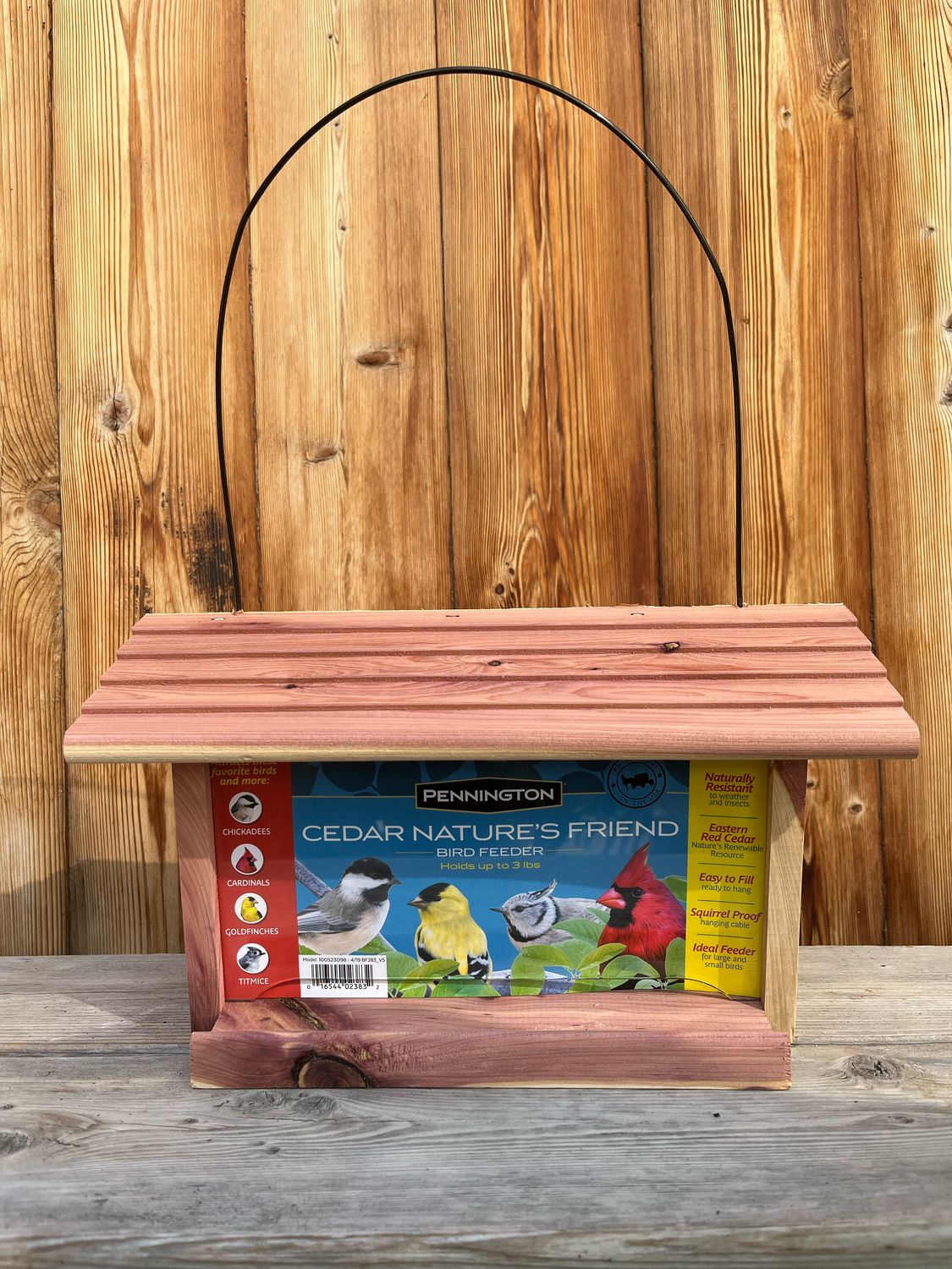 Pennington Cedar Bird Feeder - 3lb capacity