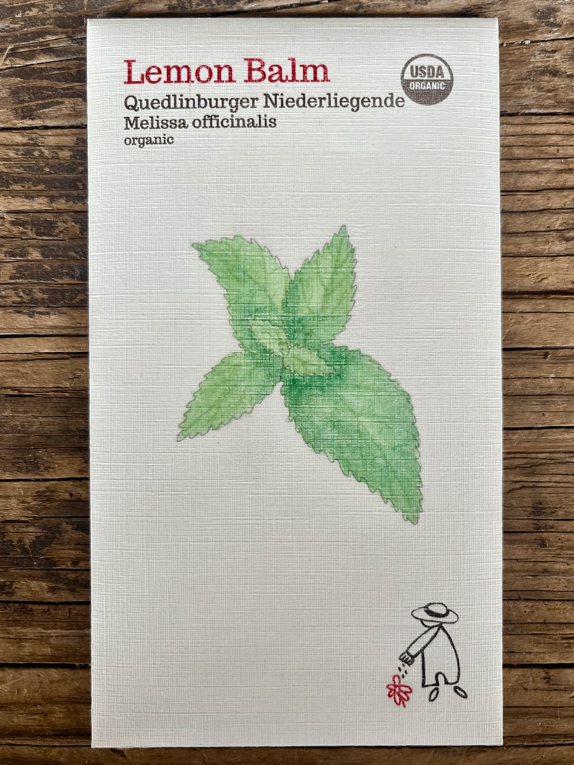 Lemon Balm - Quedlinburger Niederliegende Seeds