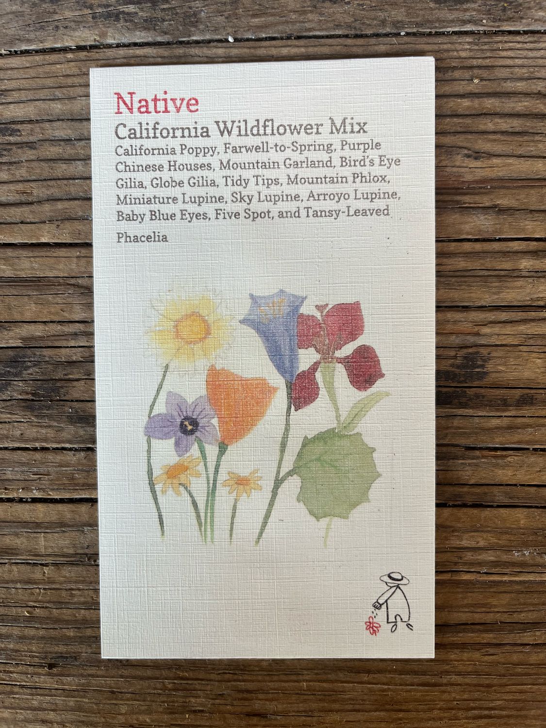 California Wildflower Mix Seeds - 1/4 ounce
