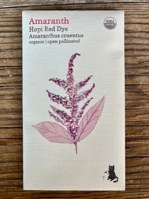 Hopi Red Dye Amaranth Seeds OG