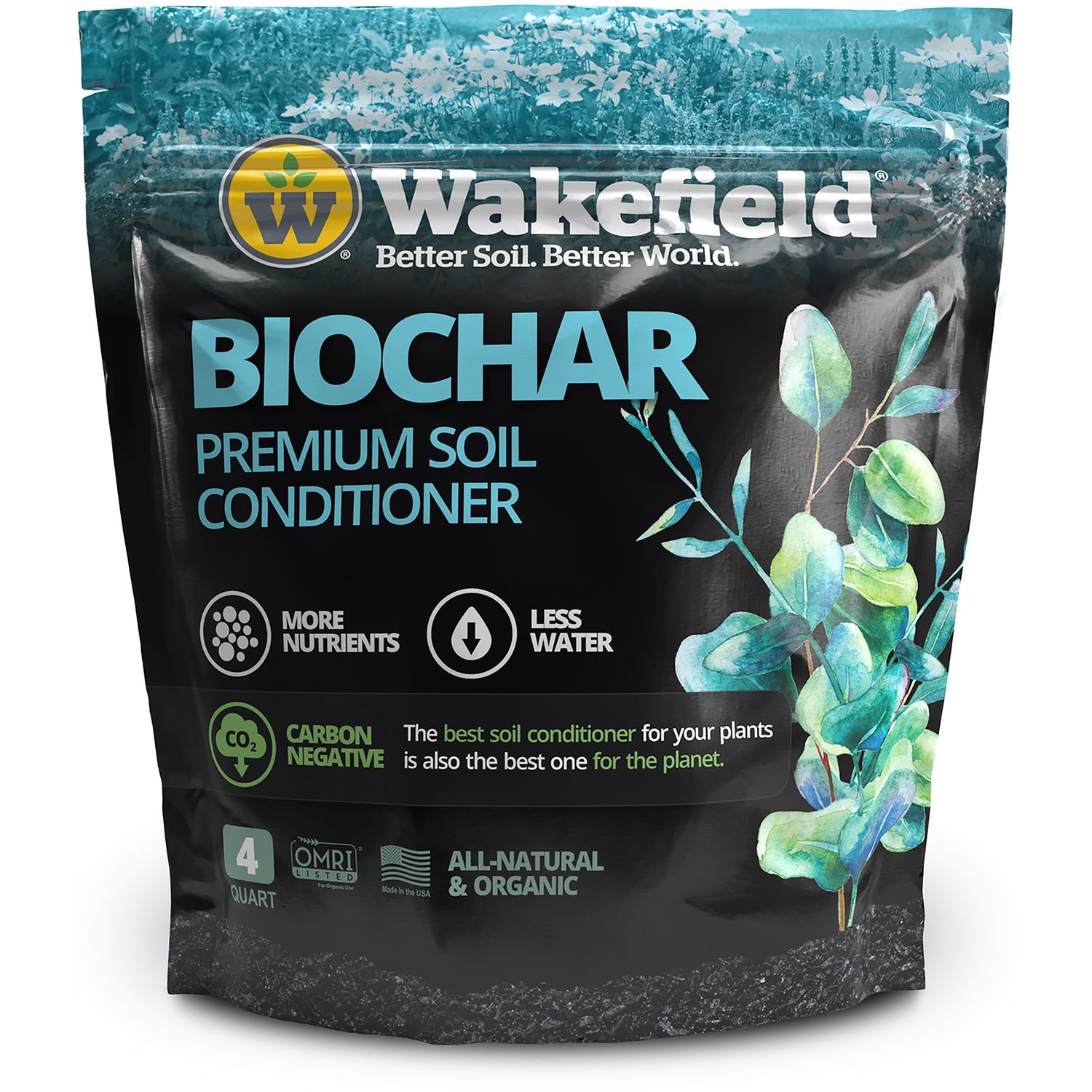 Wakefield Premium Organic Biochar - 2 qt