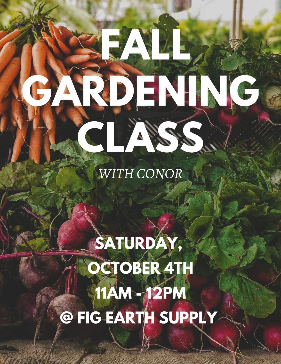 OCT 4 2025: Fall Gardening with Conor