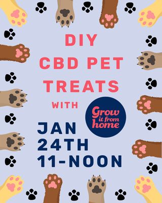 Jan 24 2026: DIY CBD Pet Treat Workshop