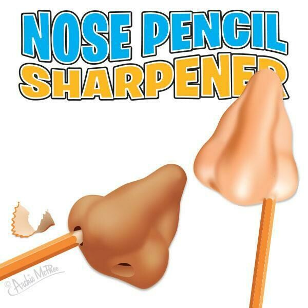 Nose Pencil Sharpener