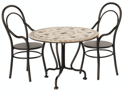 Maileg Dining table set w. 2 chairs