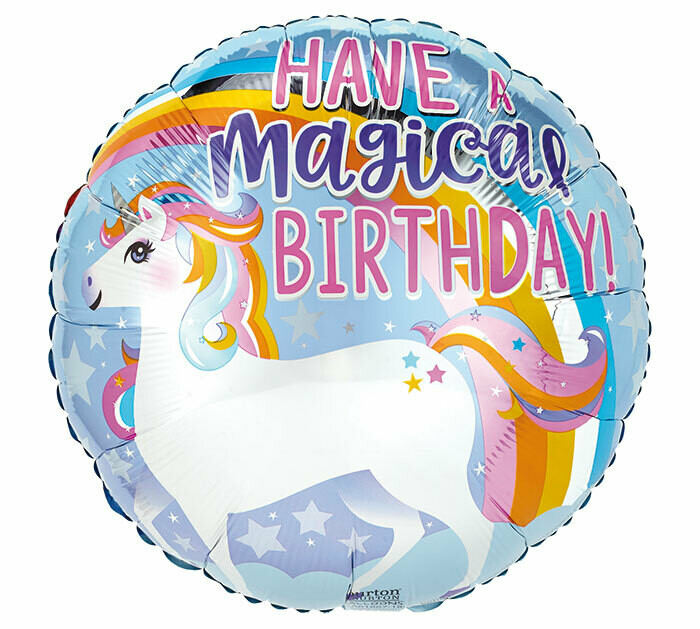 17&quot; Birthday Magical Unicorn Balloon