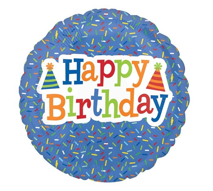 18&quot; HBD Brights Sprinkles