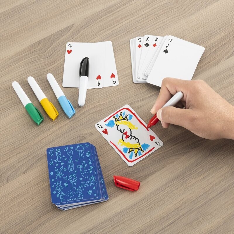 Kikkerland Make Your Own Playing Cards