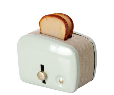 Maileg Miniature toaster &amp; bread - Mint