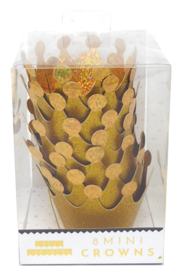 Gold Mini Crowns Party Hats