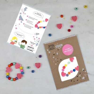 Cotton Twist Make Your Own Heart Bracelet