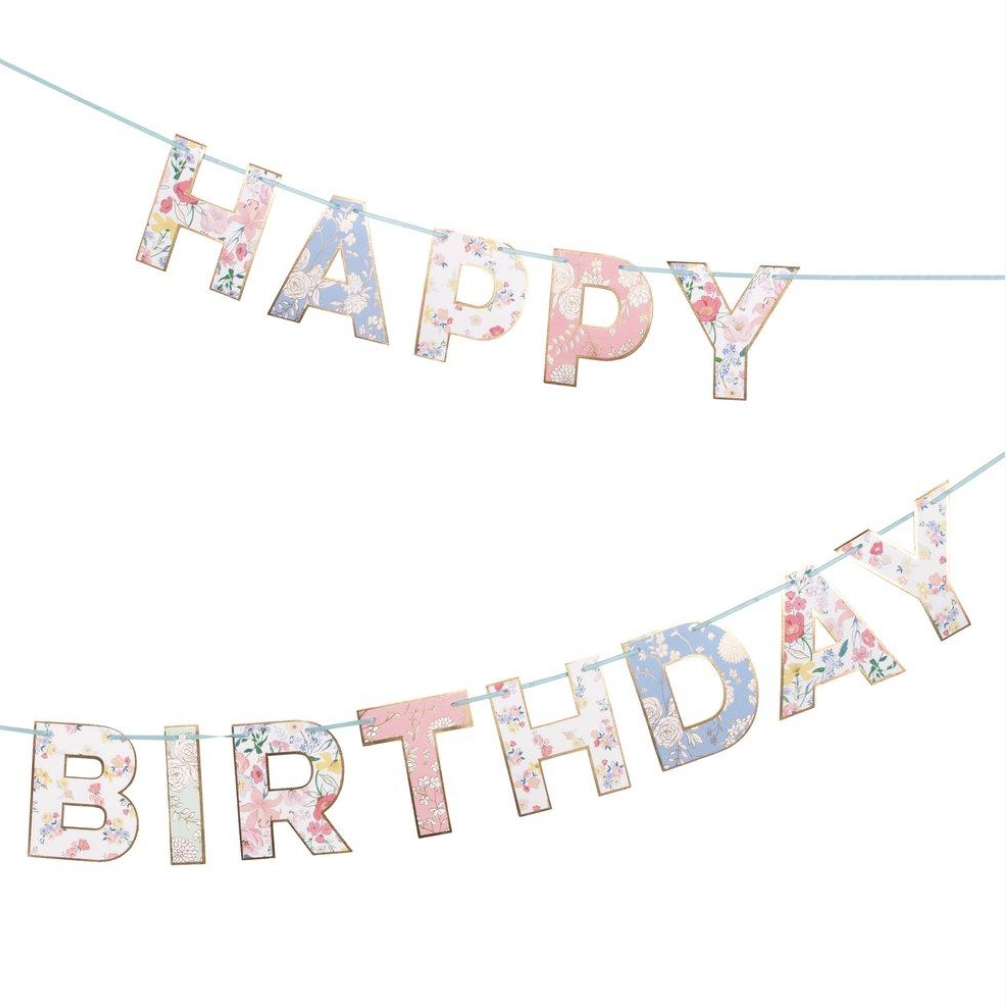 Meri Meri English Garden Birthday Garland