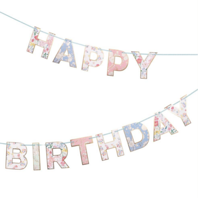 Meri Meri English Garden Birthday Garland