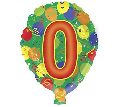 Happy Birthday Number Balloon (18&quot;)