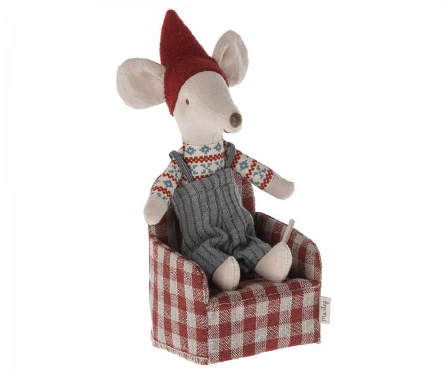 Maileg Chair, Mouse - Red