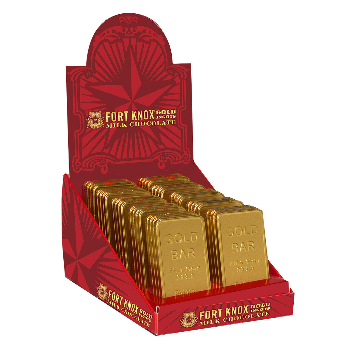 Fort Knox® Milk Chocolate Gold Ingot Bar