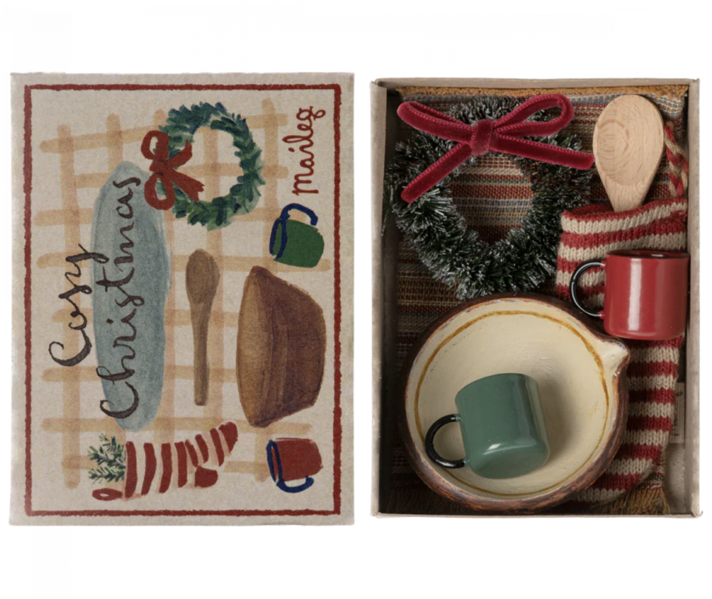 Maileg Cosy Christmas set, Mouse 