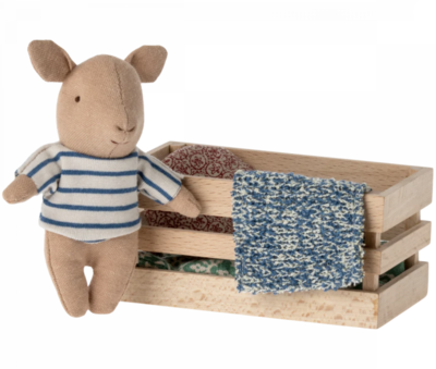 Maileg Pig in box, Baby - Boy