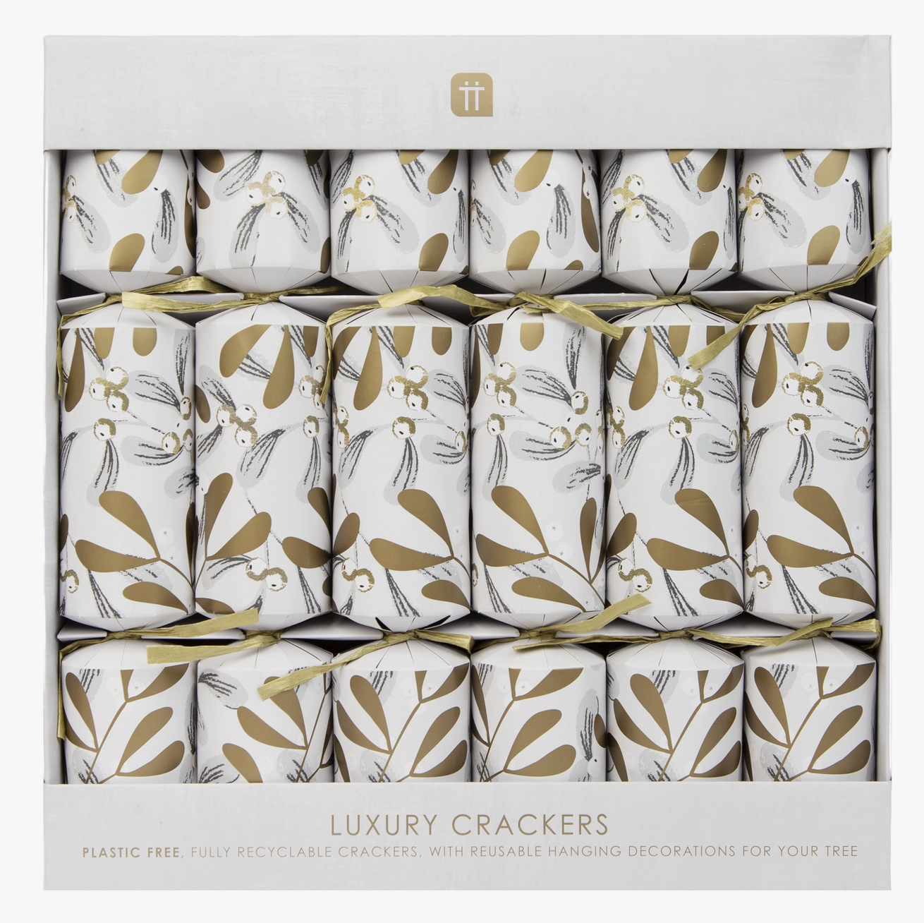 Mistletoe Eco Friendly Xmas Crackers