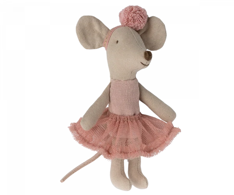 Maileg Ballerina Mouse, Rose