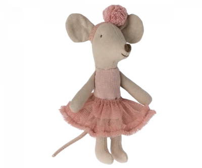 Maileg Ballerina Mouse, Rose