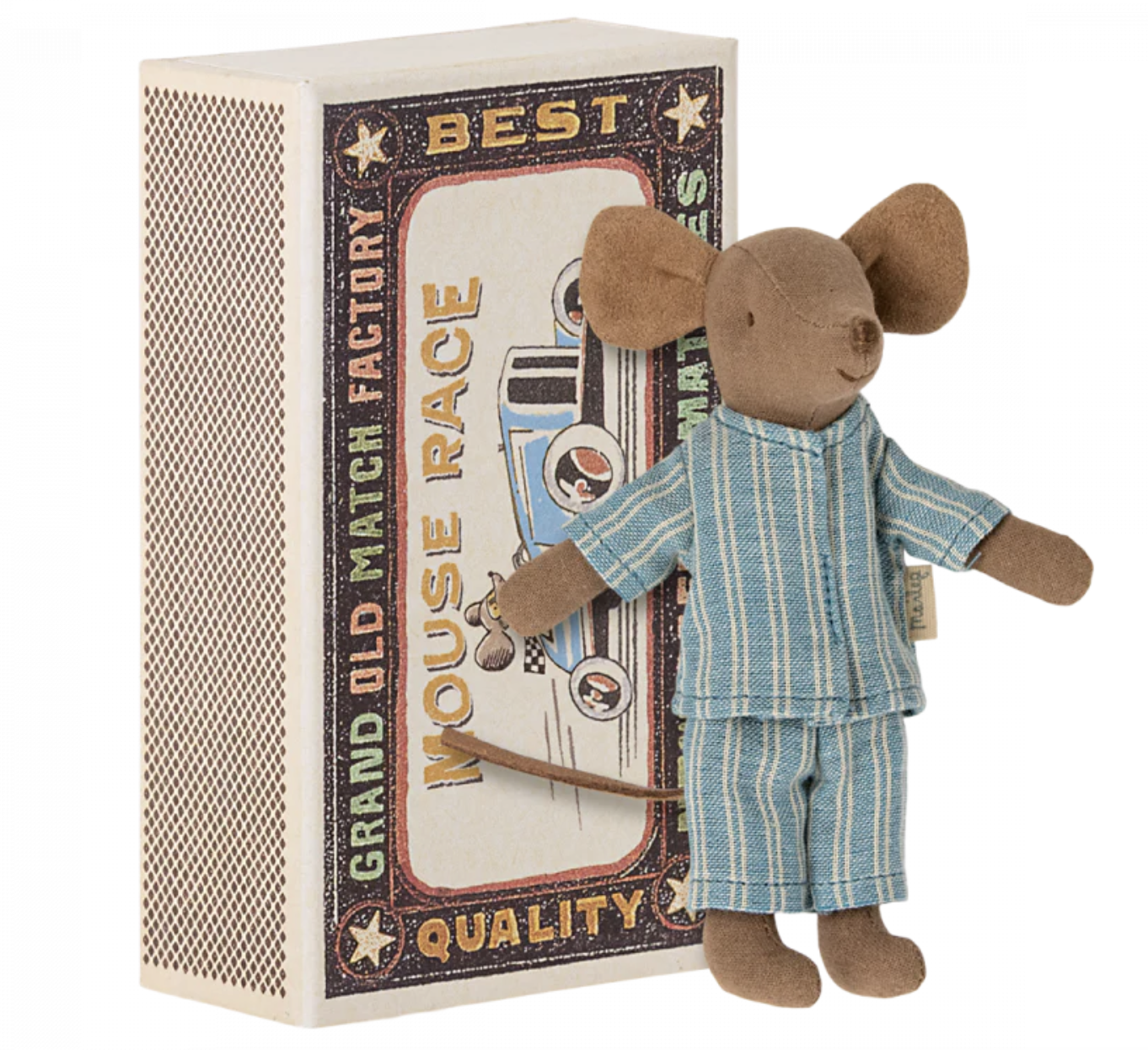 Maileg Big brother mouse in matchbox