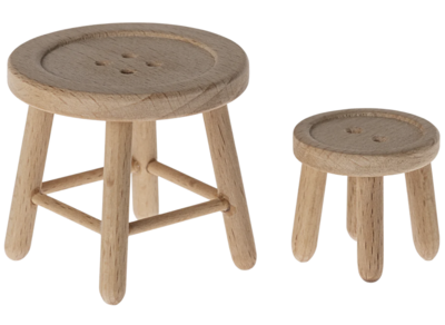 Maileg Table and stool set, Mouse