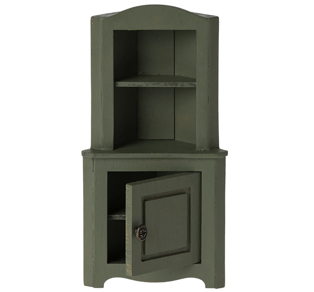 Maileg Corner cabinet, Mouse - Dark green
