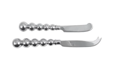 Mariposa Pearled Cheese Knife Set
