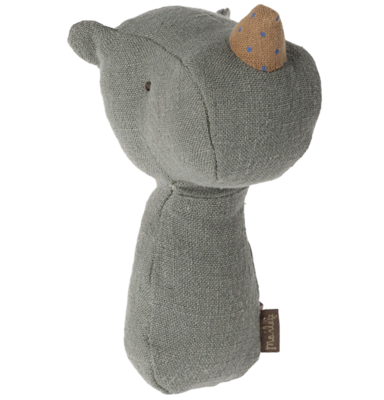 Maileg Lullaby friends, Rhino rattle - Pine