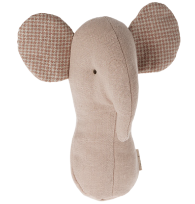 Maileg Lullaby friends, Elephant rattle - Rose
