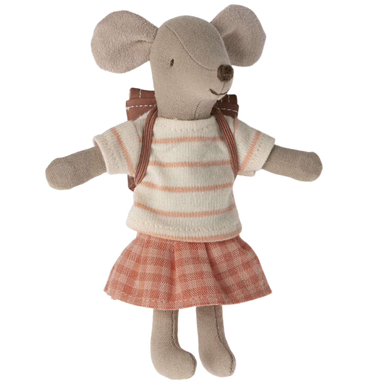Maileg Tricycle mouse, Big sister - Coral