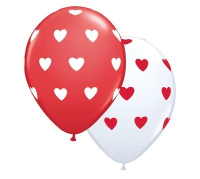 Latex Balloon - Red Hearts