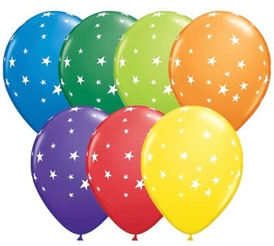 Latex Balloon - Small Stars