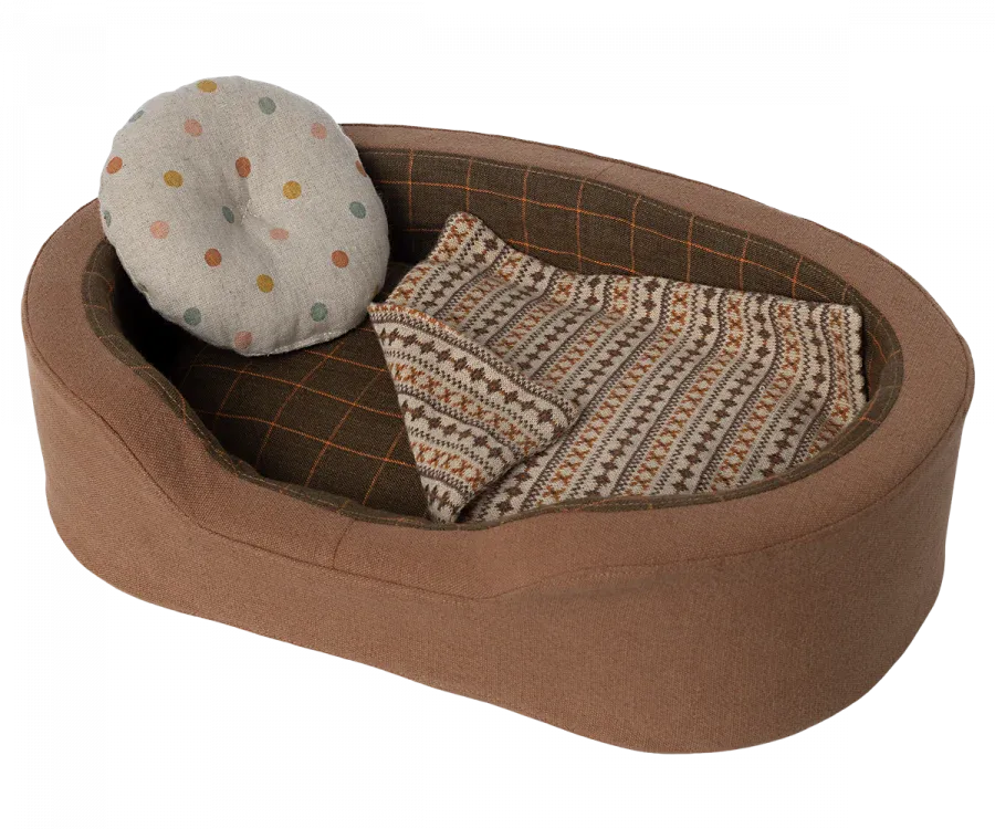 Maileg Cozy basket, Medium- Brown
