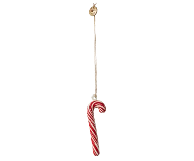 Maileg Metal ornament, Sugar cane - Stripe 