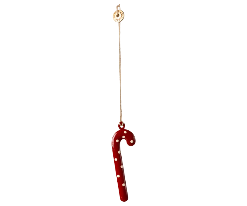 Maileg Metal ornament, Sugar cane - Dot