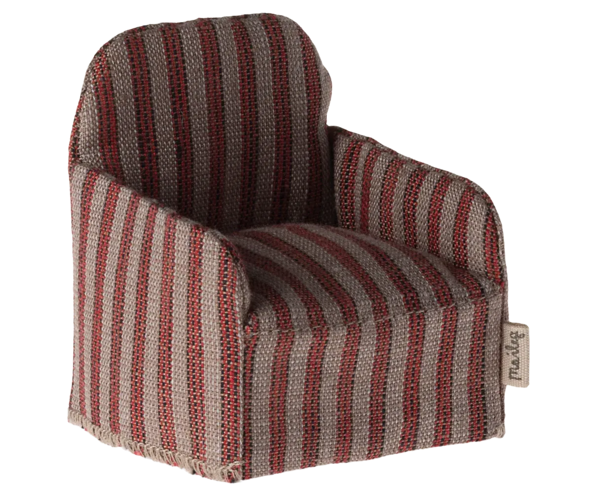 Maileg Chair, Mouse - Stripe