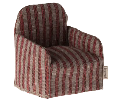 Maileg Chair, Mouse - Stripe
