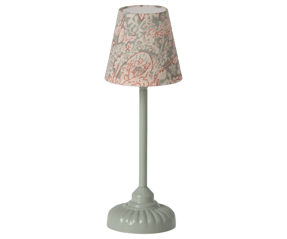 Maileg Vintage floor lamp, Mouse - Mint