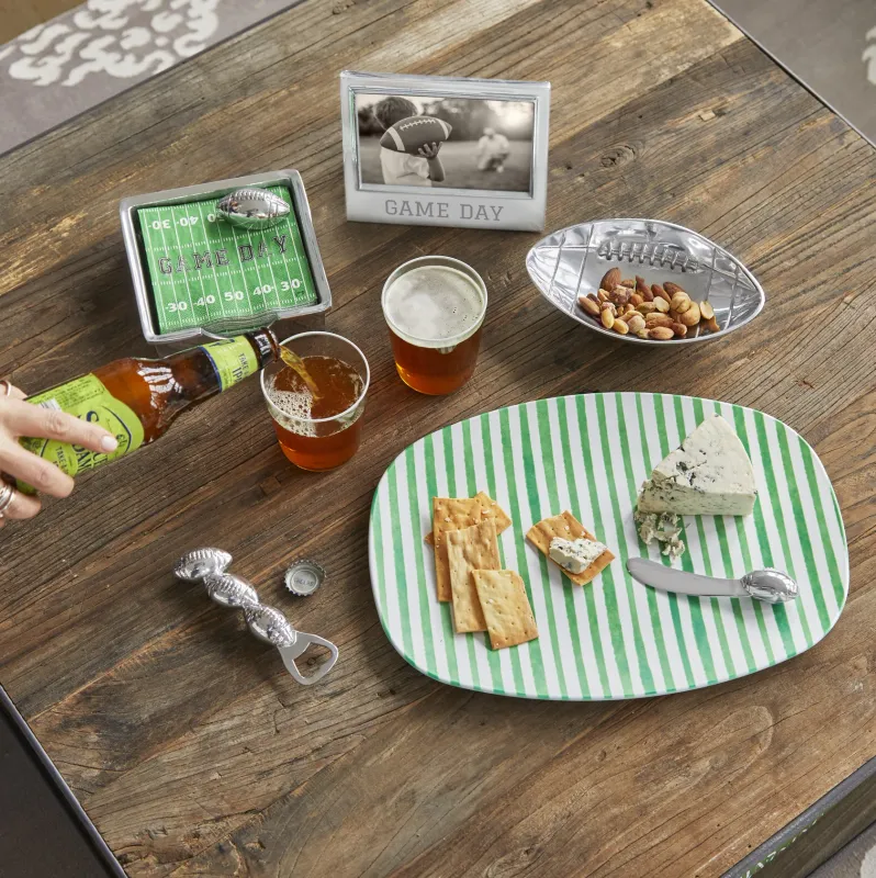 Mariposa  Stacked Football Bottle Opener