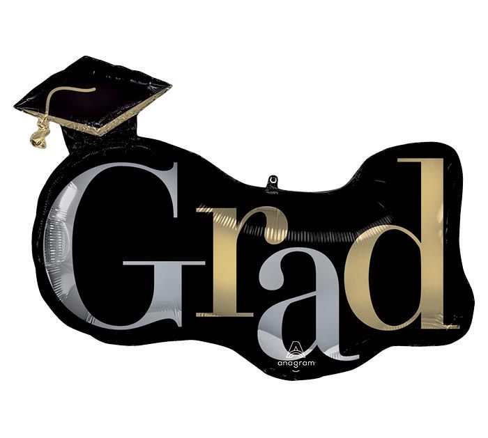 33&quot; Class Dismissed Grad Supershape Balloon
