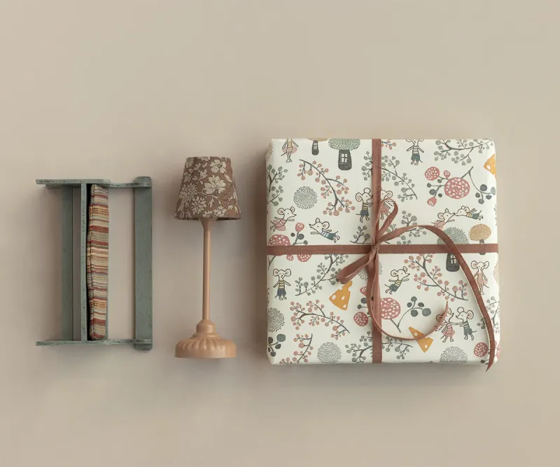 Maileg Giftwrap, Mice party