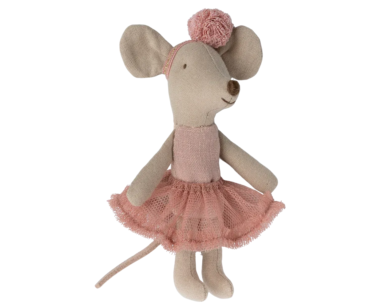 Maileg Ballerina mouse, Little sister - Rose
