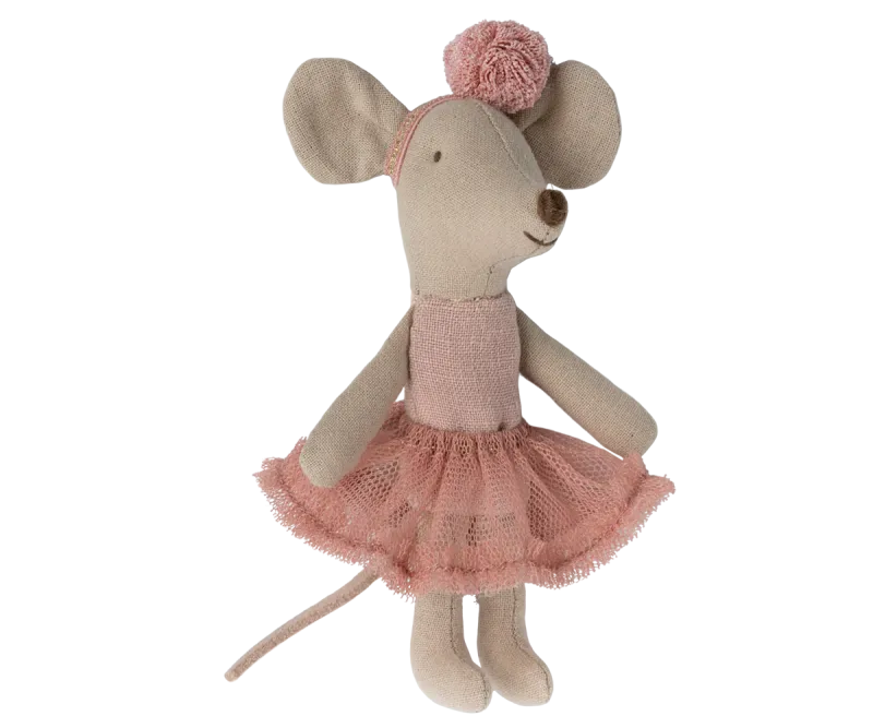 Maileg Ballerina mouse, Little sister - Rose