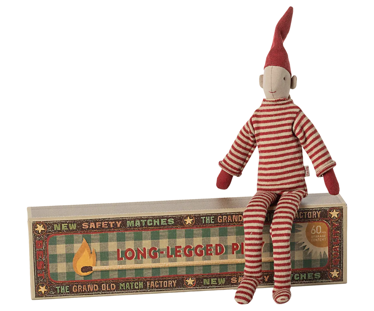 Maileg Long legged pixy in matchbox, Small 