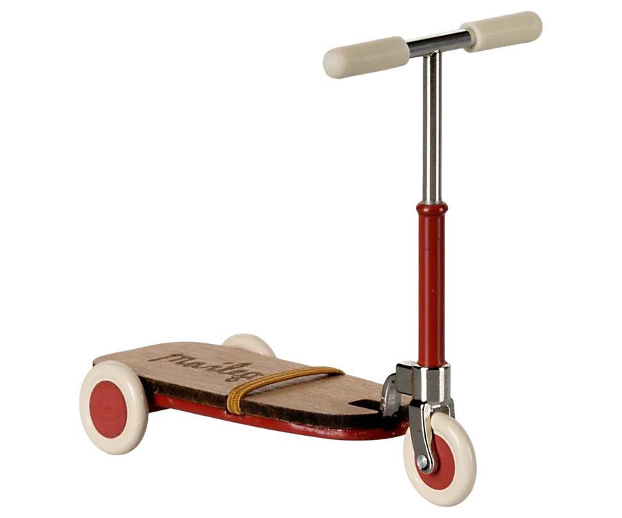 Maileg Kick board, Mouse - Red