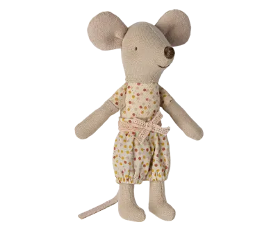 Maileg Little sister mouse in matchbox