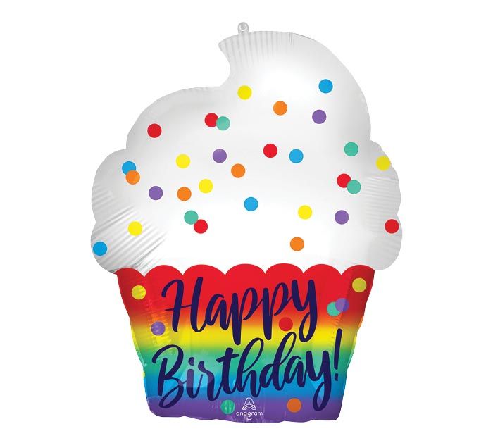 18&quot; HBD Cupcake