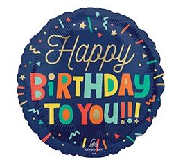 17&quot; Bright Bday Blocks